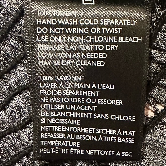 (Sold)Free People Women’s Size XS Bella Smocked Bodycon Dress Black Floral - Picture 11 of 11